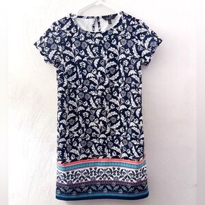 Banana Republic Floral Short Sleeve Shift Dress (size 00)